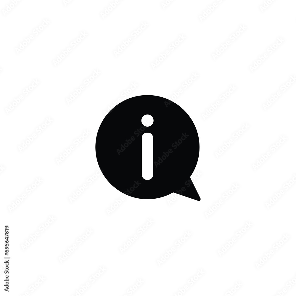 Aufkleber info icon, info sign vector for web site computer and mobile app