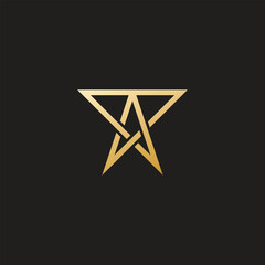 luxury star jewelry logo design