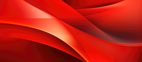 red wavy abstract composition.