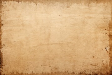 Texture of an old parchment paper with worn edges