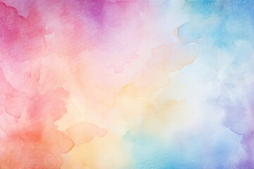 Obraz na płótnie Canvas Watercolor wash background with soft pastel gradients