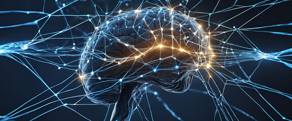 Tech Horizons: Glowing Neural Networks Illuminate the Future of AI"