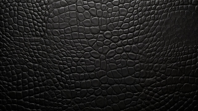 Fond textur&eacute; comme un morceau de cuir de couleur noir. Tissu, mat&eacute;riau. Fond pour conception et cr&eacute;ation graphique.	