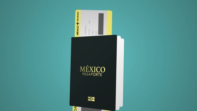 Pasaporte mexicano con destino a BELGRADO