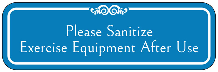 Hand sanitizing sign and labels