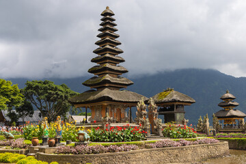 Pura Ulun Danu Beratan, or Pura Bratan, a major Hindu Shaivite temple in Bali