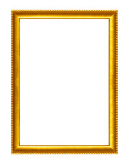 Isolated photo frame on white background surface