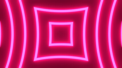 Abstract background with pink neon squares.
Illustration for background.