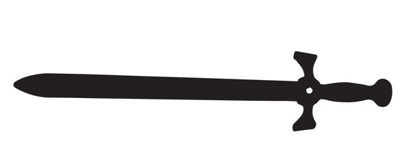 sword isolated on white