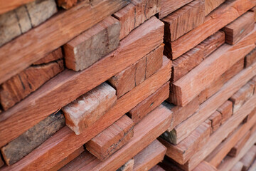 Skilled Hands at Work: Elegant Transformation of Ulin Wood into High-Quality Building Material
