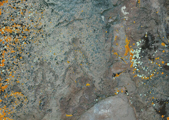 Carved on flat stones, drawings of ancient artists depicting a person.