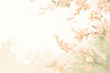 Spring flower background concept