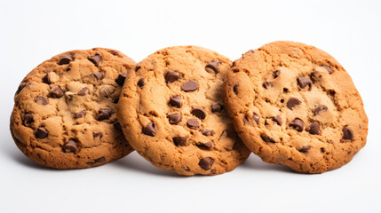 three cookies are stacked on top of each other