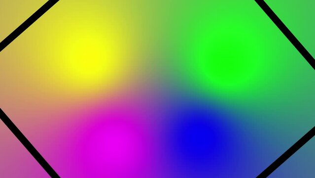 Abstract colorful gradient background animated with a diamond pattern overlay.