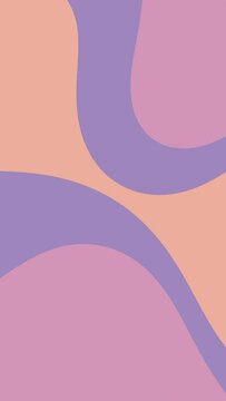 Soft Breezes Announcing the Arrival of Spring. Gentle Colors Create a Serene Moment. Vertical Animation with Loop Playback.
