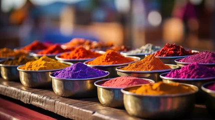 Foto auf Leinwand Zanzibar's Spice Market: A Vibrant Display of Exotic Aromas and Colors.   © Mr. Bolota