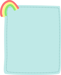 Handdrawn memo sticky notes