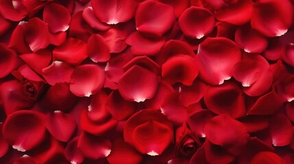 Rose petals background for romantic occasions. Valentine's Day and floral design.
