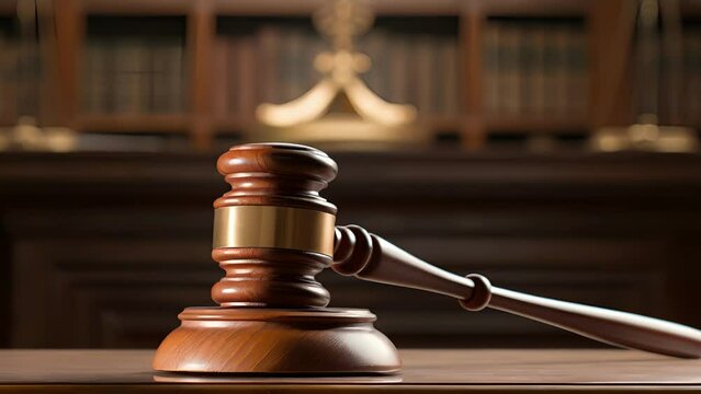 A plaintive gavel pounding against a podium signals the beginning of legal proceedings
