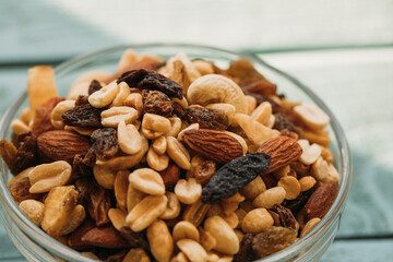 nuts and dried fruits