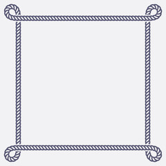 Square Rope Border Frame