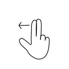 Obraz premium Hand Drawn Pictogram For Mobile Concept 
