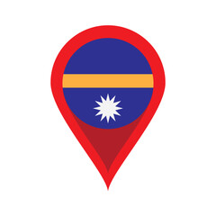 Nauru location pin icon