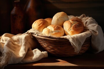 Generational Flavor: A Realistic Image of Grandmother's Bread, Reflecting the Culinary Tradition with a Golden, Handmade Loaf, Sliced and Ready for a Delicious Homely Experience.