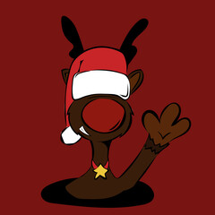 Weihnachtliches Rentier