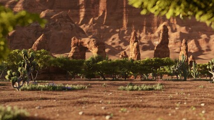 Garden in Capitol Reef National Park, United States of America.