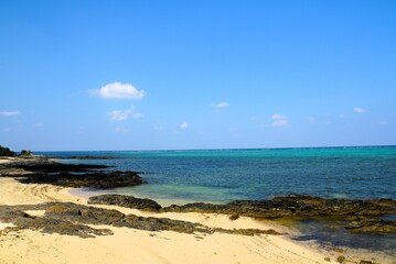 Fototapeta na wymiar Landscape of Beach - Okinawa