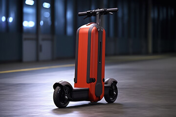 electric folding scooter for city trips