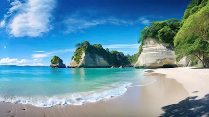 Poster Cathedral Cove beach in summer © paisorn