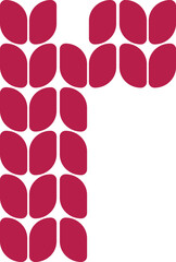 knitted alphabet lowercase r