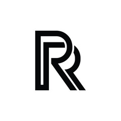 letter rr logo design