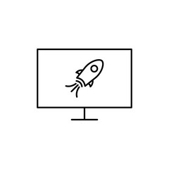 Growth and Analytics Editable Icons set. Vector illustration in modern thin line style of business icons: diagrams, graphs, financial profits, progress. Pictograms and infographics