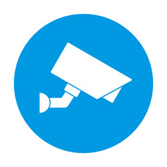 Security camera vector icon for graphic design, logo, web site, social media, mobile app, ui