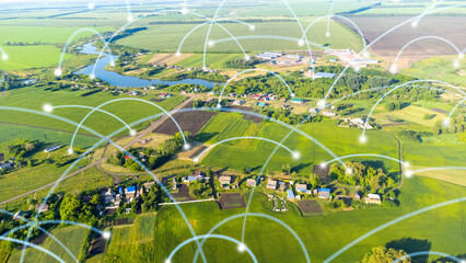 Smart Agriculture Concept, Use of Artificial Intelligence in Agriculture © Антон Скрипачев