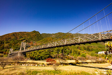 Fototapeta premium 木曽川の桃介橋