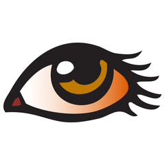 eye vector illustration