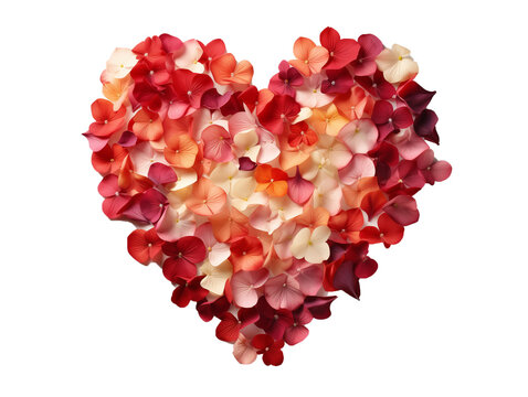 Bouquet of roses for Valentine's Day, transparent image Heart-shaped PNG