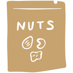 手描きのミックスナッツ