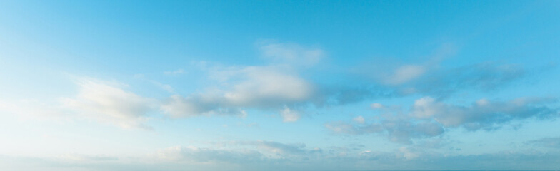 Obraz premium Aerial view of beautiful clouds and blue sky
