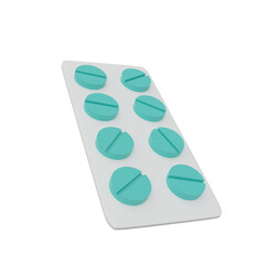 3D Medicine Pill Capsule