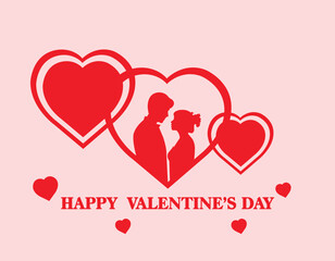 Happy Valentine's Day Design Vectore illustration 
