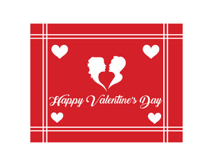 gift box with heart and valentines day vectore illustration 