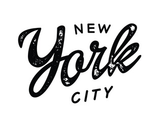 New York city typography design. For apparel,t-shirt,print,home decor elements. Vector illustration. - 695729813
