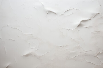 Surface de plâtre et peinture blanche craquelée