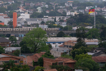 Novo Hamburgo, Rio Grande do Sul, Brazil-November 23, 2023 : urban architecture of Novo Hamburgo