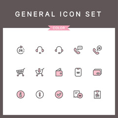 General line icon set 11